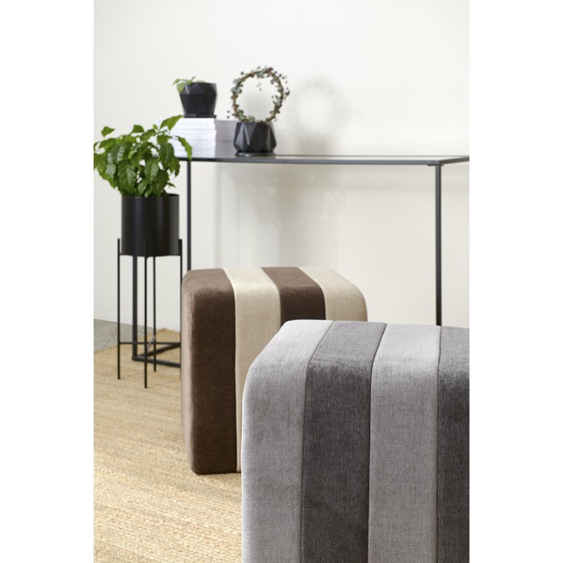 Пуф idar, шенилл, серый фото 5