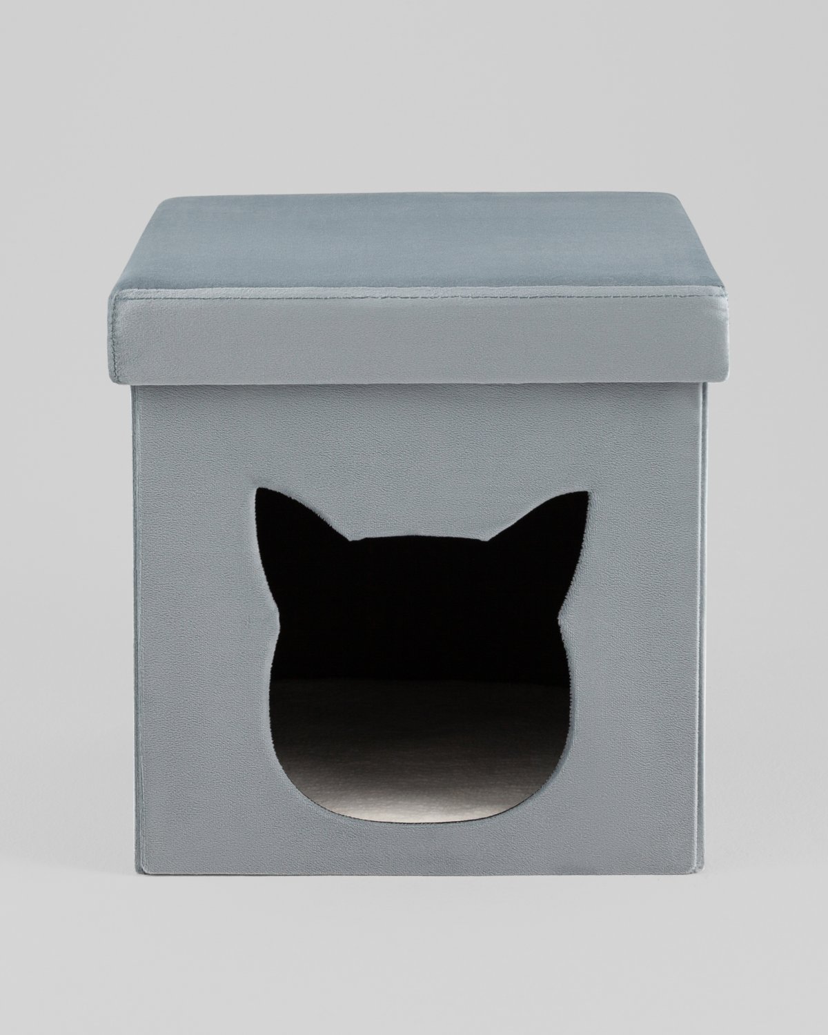 Пуф складной с ящиком Store Pet бирюзовый фото 4