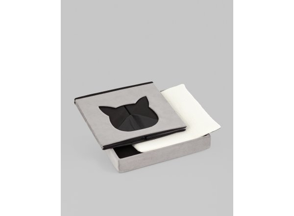 Пуф складной с ящиком Store Pet серый