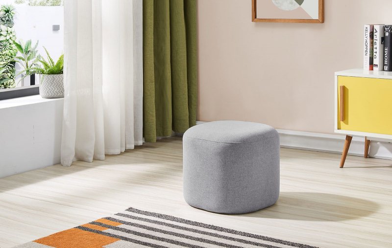 Пуф SOFA 03-4040S светло-серый HE512-10