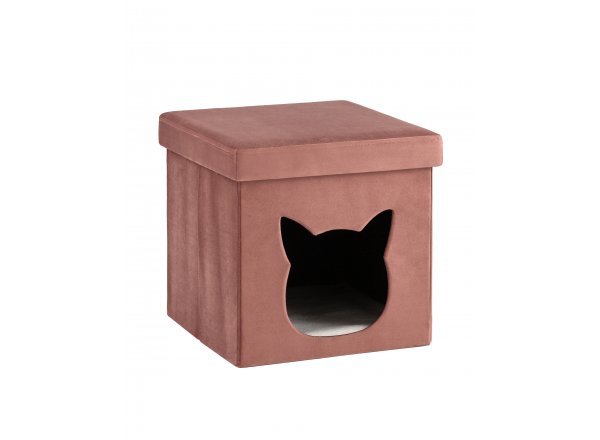 Пуф складной с ящиком Store Pet розовый